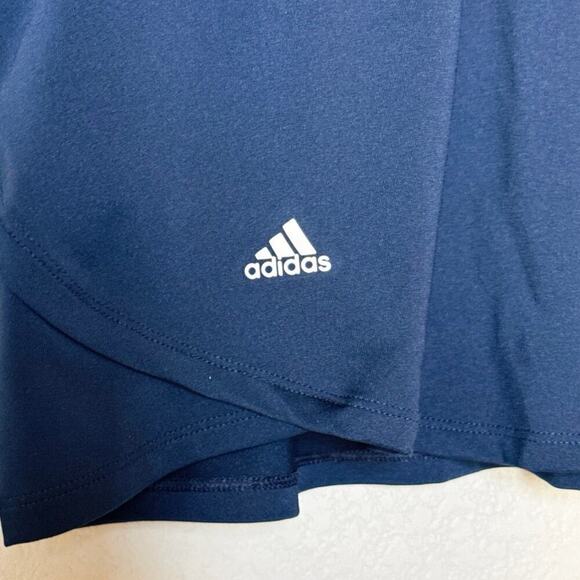 ADIDAS USA Golf Polo Shirt Navy Red White Lace Stars Flag AF2701 Womens XL EUC - Picture 4 of 8